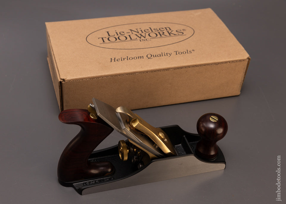 LIE NIELSEN No. 4 Smooth Plane with COCOBOLO Handles Mint in Box Unused - 108612