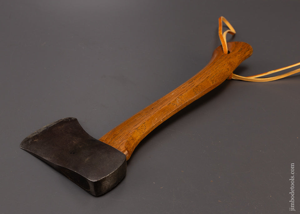 Rare Embossed SHAPLEIGH HARDWARE FOR SPORTSMAN Hatchet with Original Paint - 108618