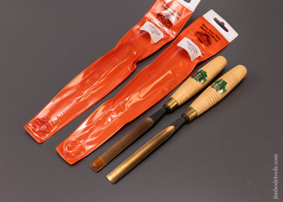 2 Mint HENRY TAYLOR 1/2 Inch Gouges # 3703 & 3706 - 108623 – Jim Bode Tools