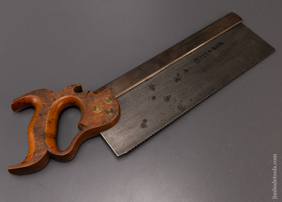Exceptional HARVEY PEACE BROOKLYN, NY for C.H. BILL & SON WALTHAM MASS. Carcass Saw - 108648