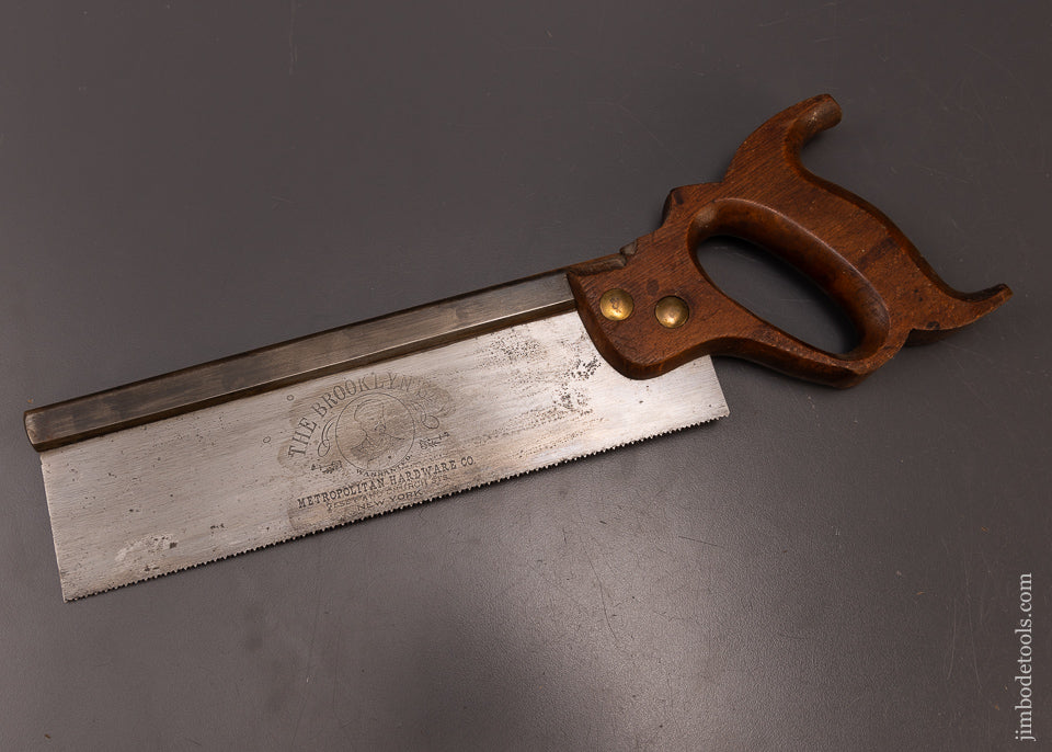 THE BROOKLYN SAW METROPOLITAN HARDWARE CO. N.Y. Dovetail Saw - 108655