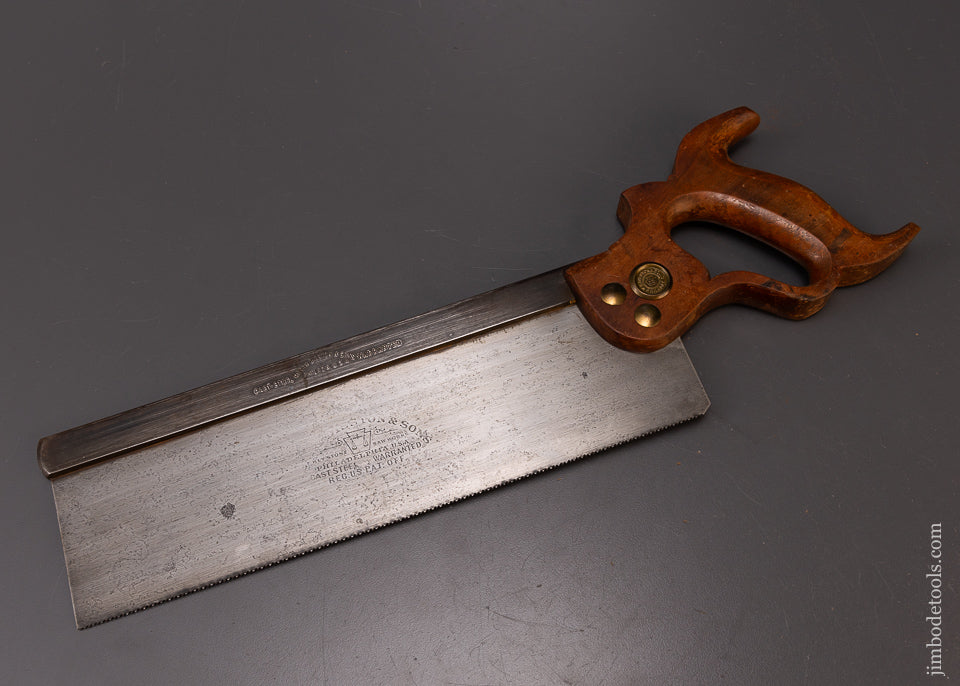 Really Fine DISSTON No. 4 Back Saw - 108665