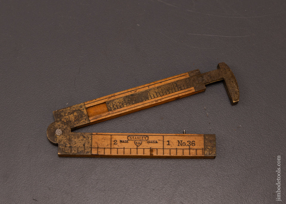 STANLEY SWEETHEART No. 36 Caliper Rule Near Mint - 108682