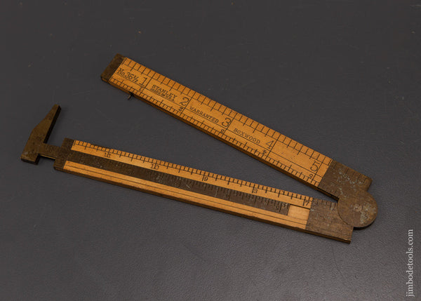 STANLEY No. 36 1/2 Caliper Rule Near Mint - 108683