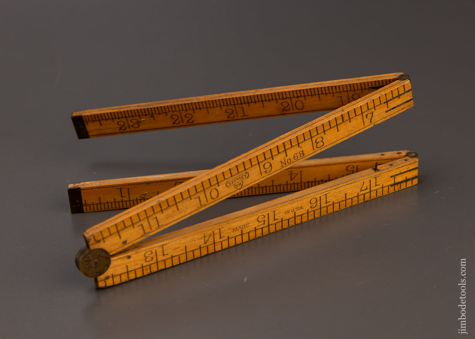 STANLEY No. 68 SWEETHEART 2 Foot 4 Fold Rule Extra Fine - 108690