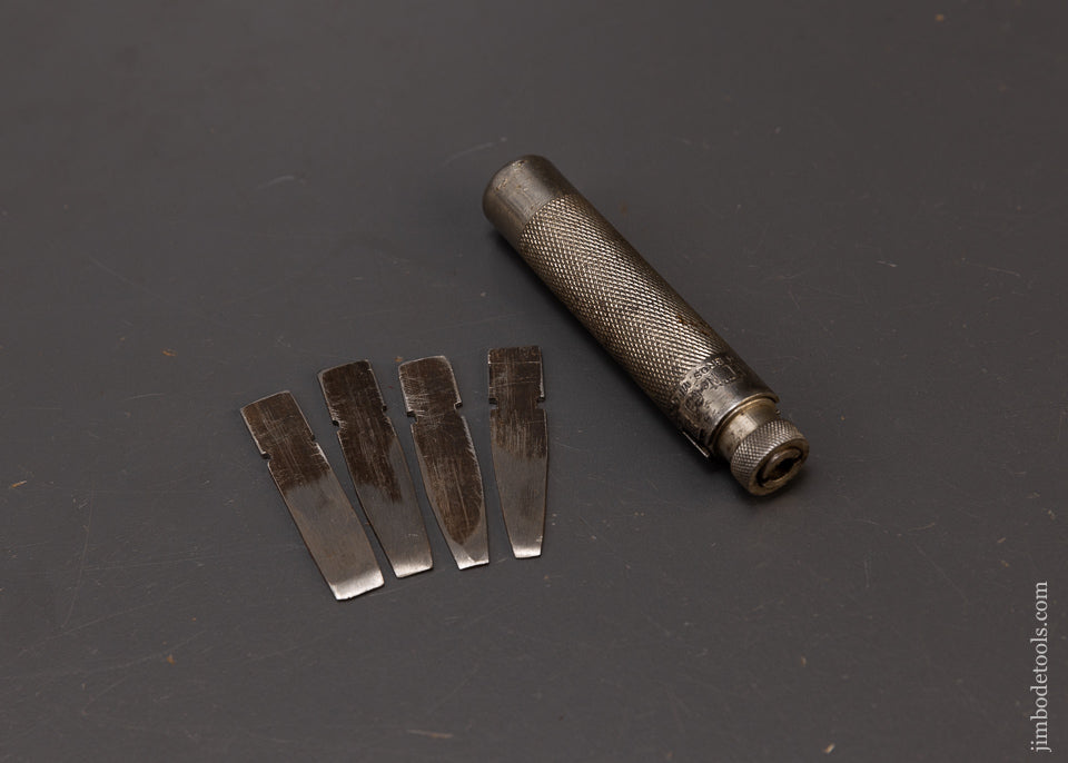 Rare NORTH BROS. YANKEE No. 60 Pocket Magazine Screwdriver with 4 Bits - 108692