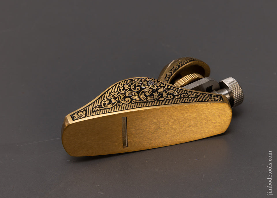 Pretty Adjustable No. 101 Bronze Block Plane Engraved by MIKHAIL DAVYDOV - 108749