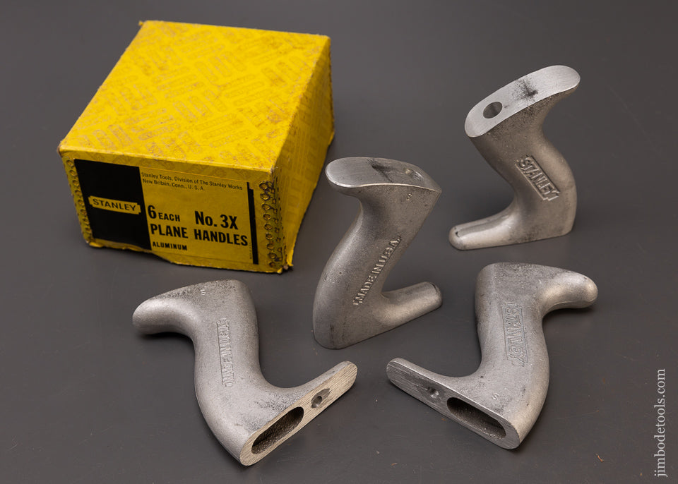 STANLEY No. 3X Aluminum Plane Handles in Original Box - 108755