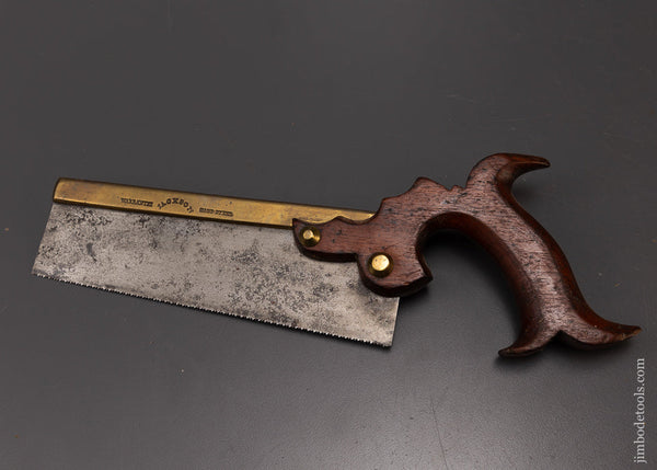 JACKSON (Wm. & CO. Monroe, N.Y.) Brass Back Triple Cove Saw - 108771