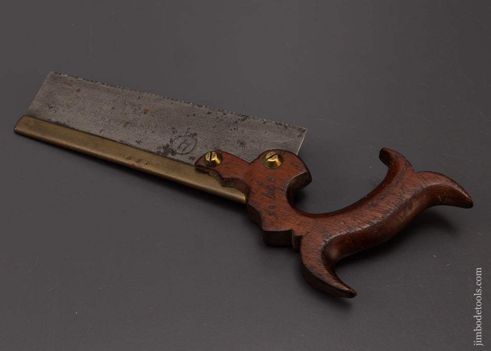 JACKSON (Wm. & CO. Monroe, N.Y.) Brass Back Triple Cove Saw - 108771