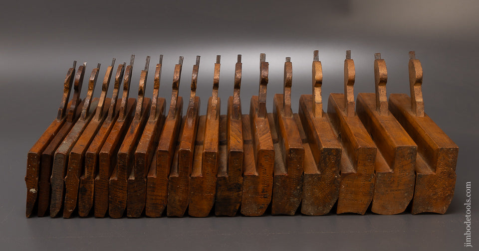 Great Skewed User Set of Hollow & Round Planes by VARVILL & SONS - 108799