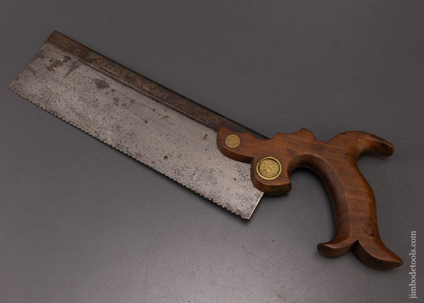 Fine JACKSON (WM. & CO. MONROE, N.Y.) Triple Cove Back Saw - 108804