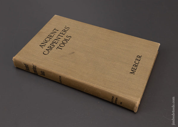 Book: ANCIENT CARPENTER’ TOOLS by Henry C. Mercer - 108813