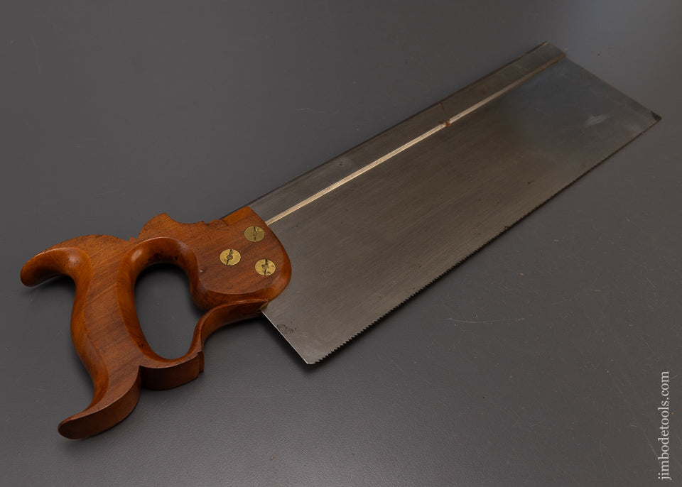 Astounding New Old Stock Double Eagle Back Saw Mint Unused - 108824