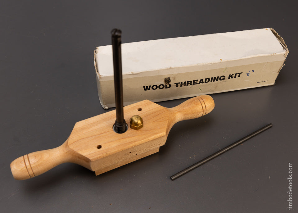 1/2 Inch Wood Threading Kit Mint in Box - 108843 – Jim Bode Tools