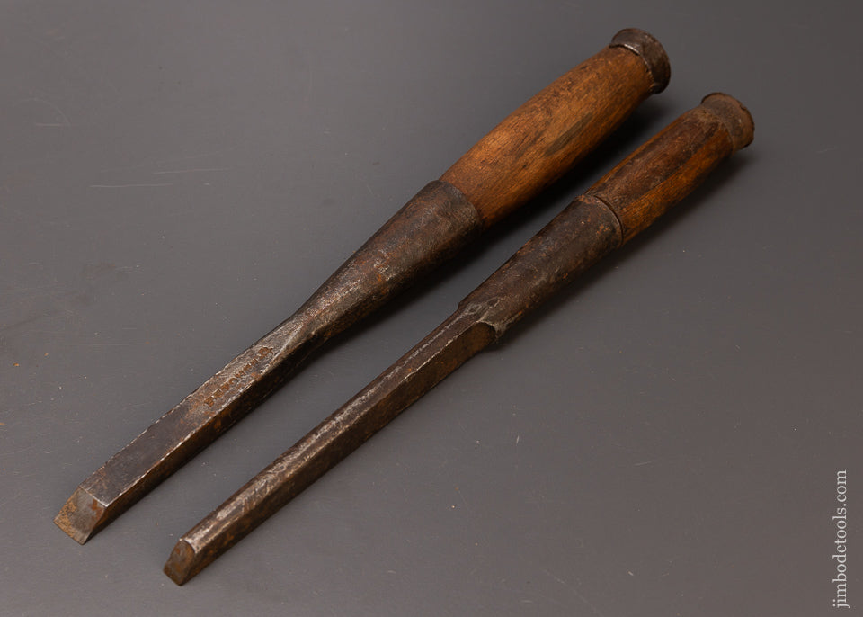 3/8 and 5/8 Mortise Chisels Fine STONES 18th Century - 108848