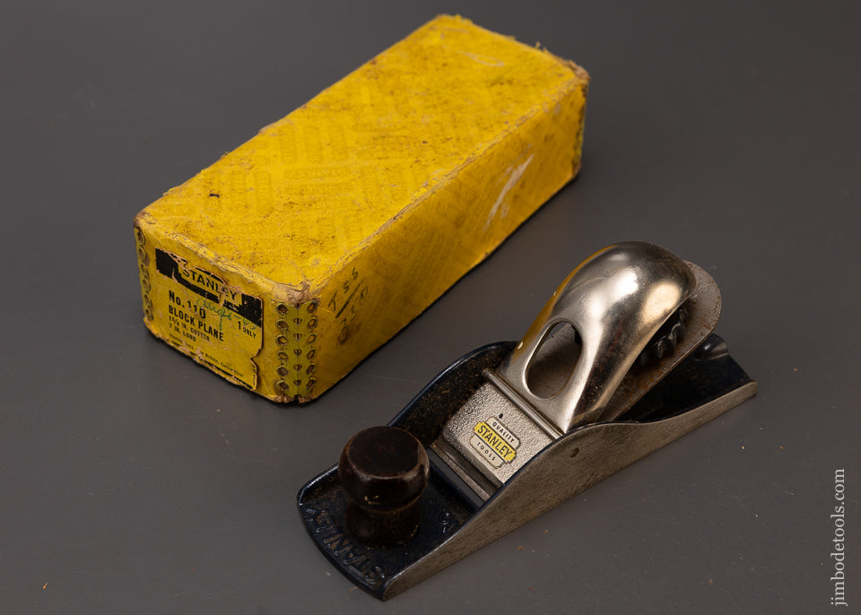 STANLEY No. 110 Block Plane Near Mint in Box - 108852