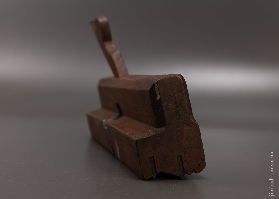 Very Complex 18th Century Moulding Plane by I. SLEEPER with Lignum Boxing - 108865
