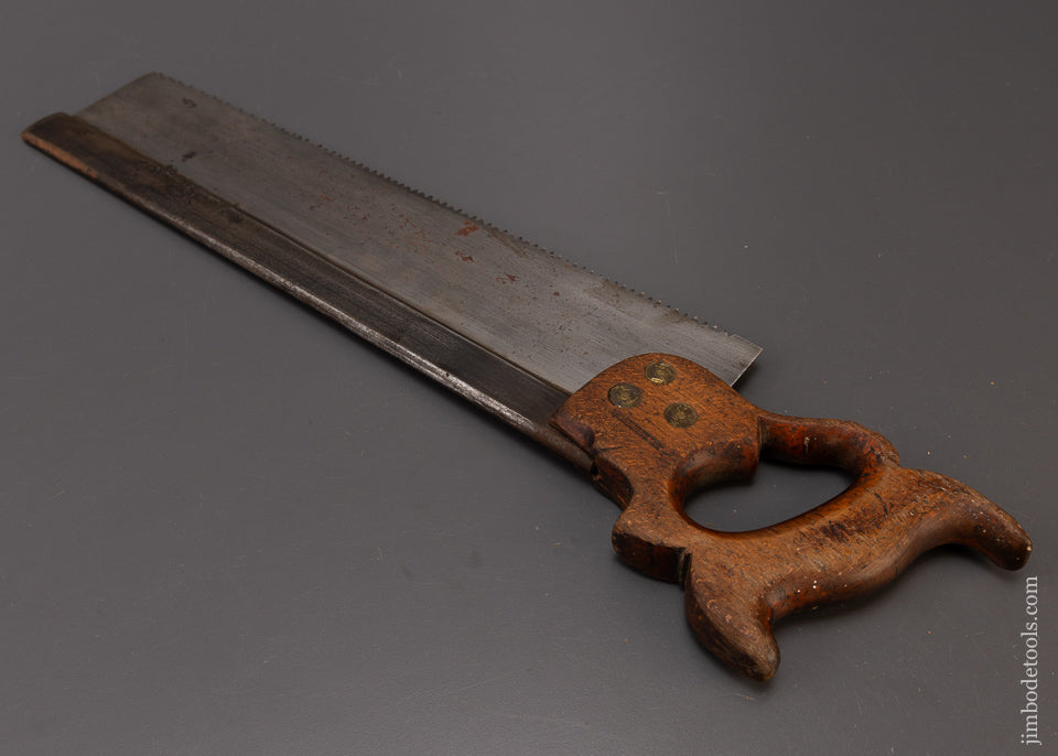 Rare N.H. THEDING DEBUQUE IOWA Back Saw - 108904