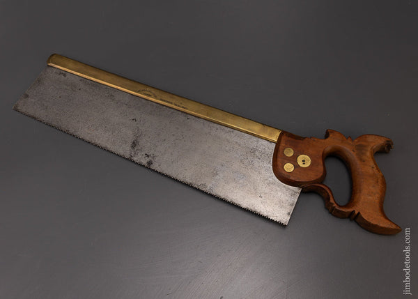 16 Inch Brass Back Saw by WELCH & GRIFFITHS BOSTON - 108908
