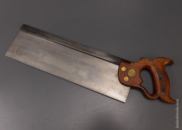 Early 1871 DISSTON Back Saw - 108909