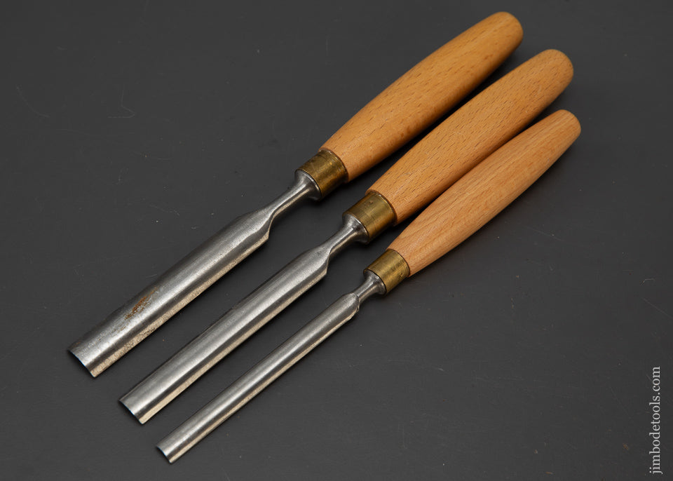 3 Mint Gouges 3/8, 5/8, 3/4 Inch GREENLEE - 108913