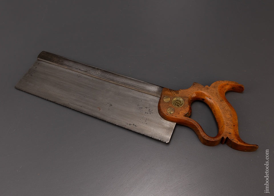Fine WHEELER MADDEN & CLEMSEN MIDDLETOWN, N.Y. Spring Steel Back Saw - 108952
