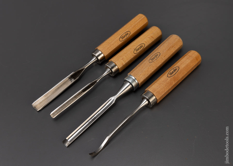 4 Mint MARPLES Carving Gouges - 108957 – Jim Bode Tools