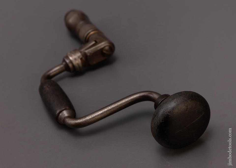 MILLERS FALLS 7 Inch Bit Brace with Rosewood Handles - 108971