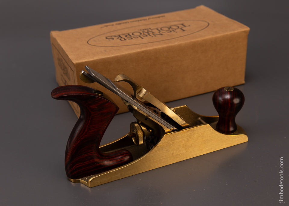 Mint in Box LIE NIELSEN No. 3 Bronze Smooth Plane with Cocobolo Handles - 108972