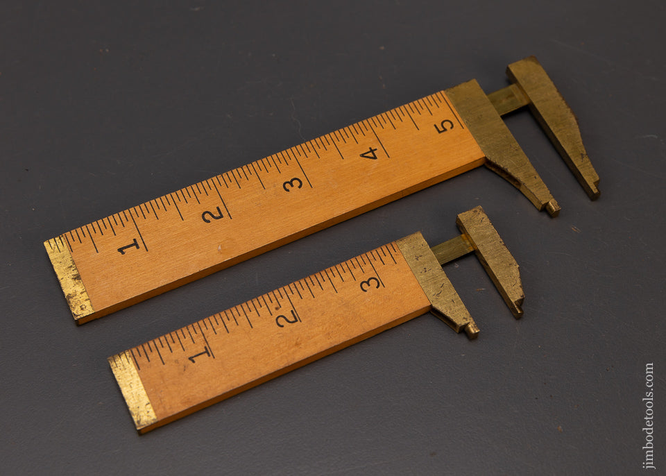 2 Unused LUFKIN Caliper Rules Boxwood - 109011