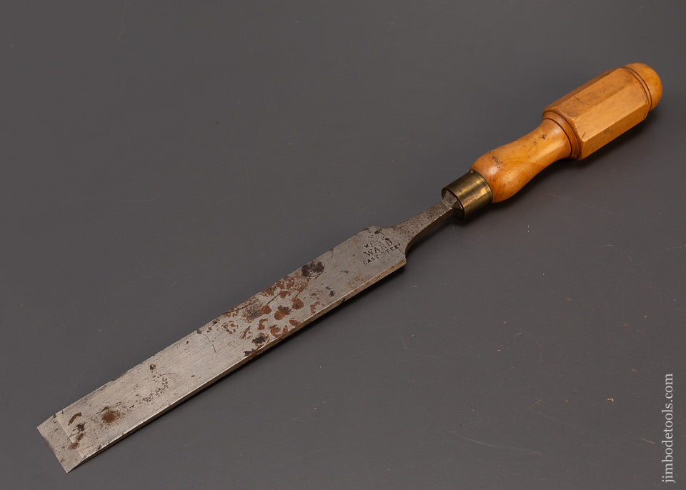 1 1/4 Inch Long, Thin Boxwood Handle Paring Chisel WARD - 109042