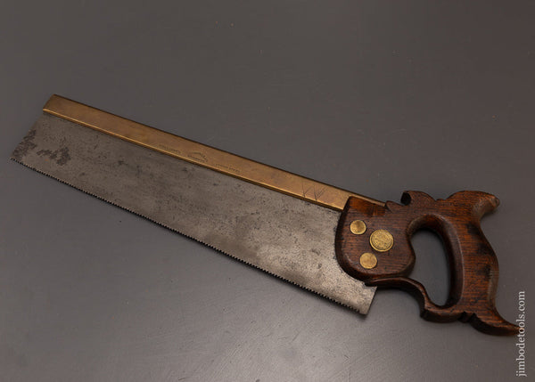 BAKEWELL & CO. Middletown, NY Brass Back Saw - 109180