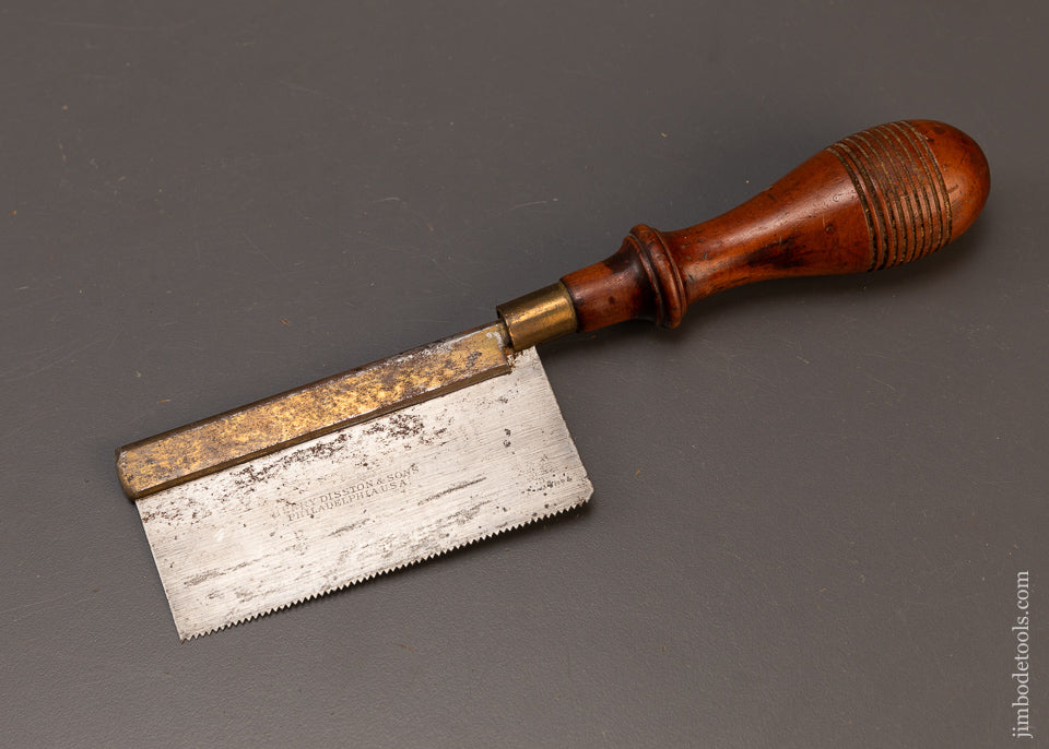 Rare DISSTON No. 68 Dovetail Saw 4 Inch - 109183