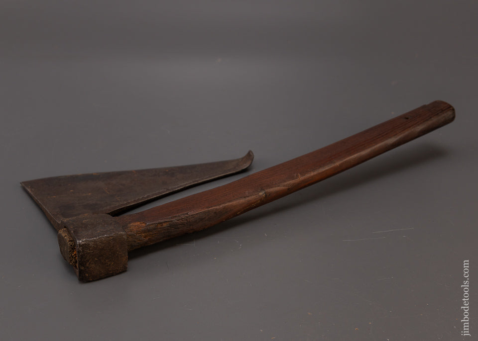 18th Century Decorated Single Bevel Side Axe - 109191
