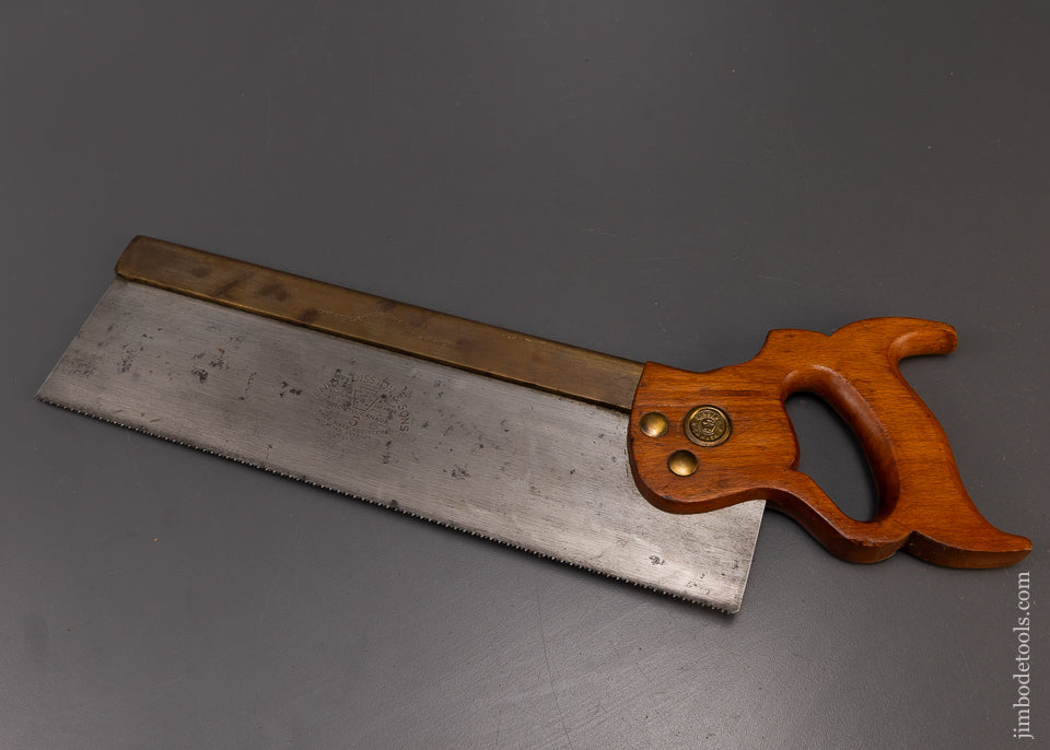 Rare DISSTON CANADA Brass Back Saw - 109197