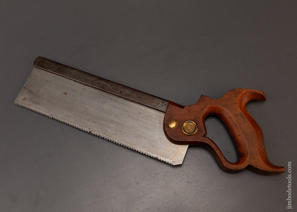 Near Mint STANLEY by DISSTON 10 Inch Miter Box Saw SWEETHEART - 109207