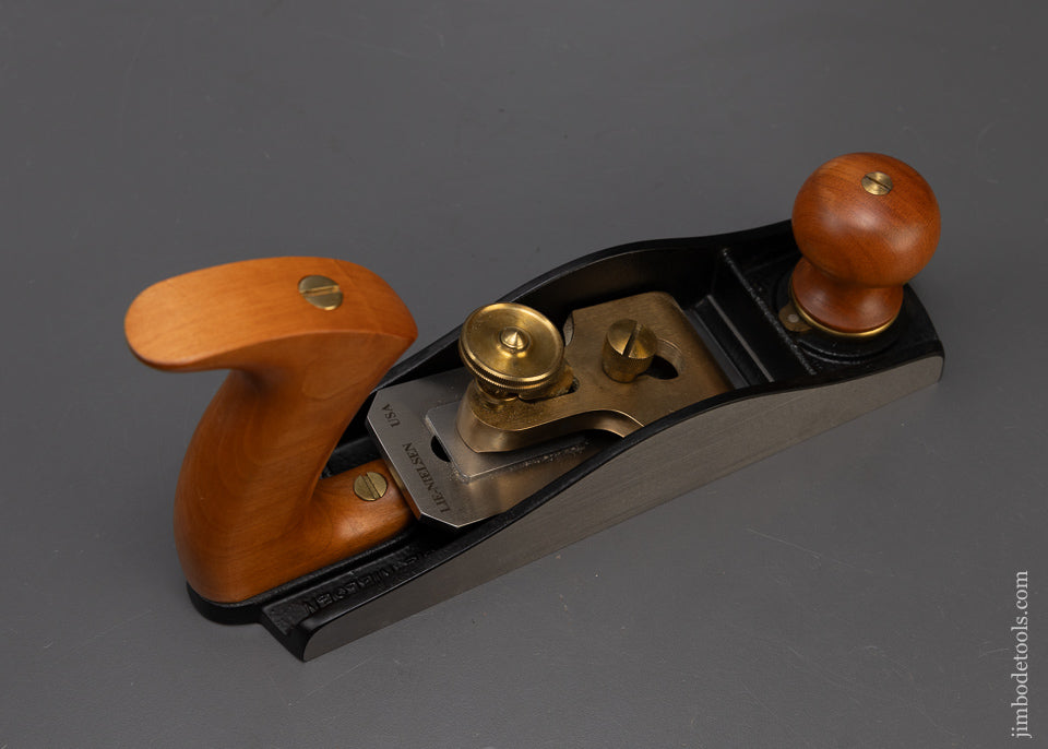 LIE NIELSEN No. 164 Low Angle Smooth Plane with Sock & Discontinued Toothing & Spare Irons Mint in Box - 109221