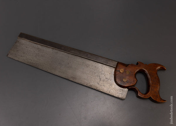 Early W. & C. JOHNSON 16 Inch Back Saw - 109232