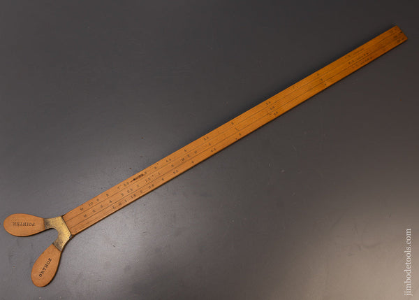 Rare Boxwood Rule “ORTHOS POINTER” - 109235