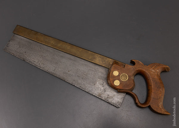 J. FLINT ROCHESTER Brass Back Carcass Saw - 109239