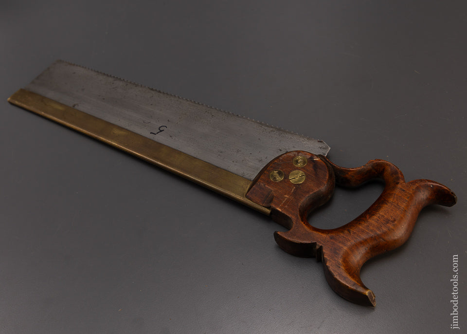 J. FLINT ROCHESTER Brass Back Tenon Saw - 109247