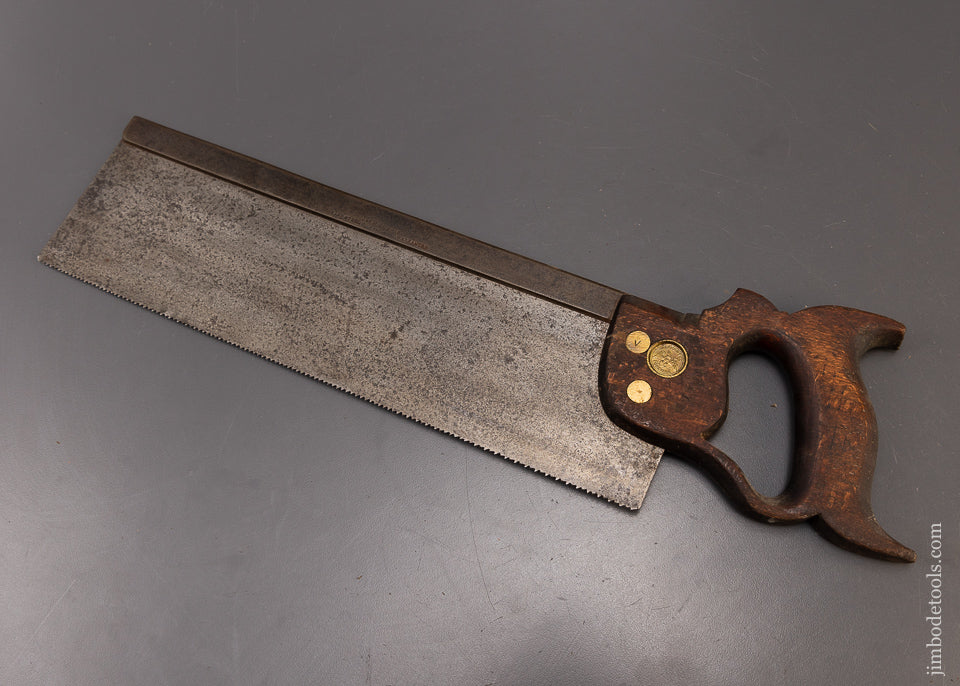 Rare J.N.o GUNNIS PHILA ca. 1855 Back Saw - 109250