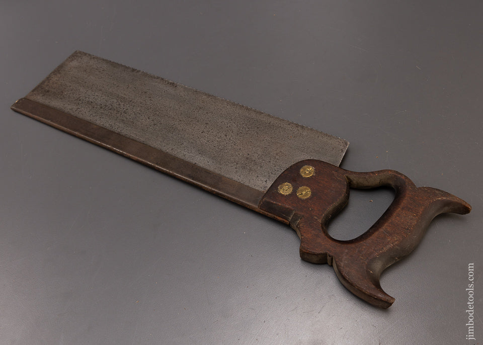 Rare J.N.o GUNNIS PHILA ca. 1855 Back Saw - 109250