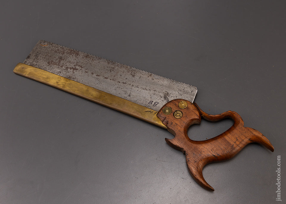 Ca. 1850-58 W.B. GREGORY & CO. ALBANY (NY) Back Saw - 109262