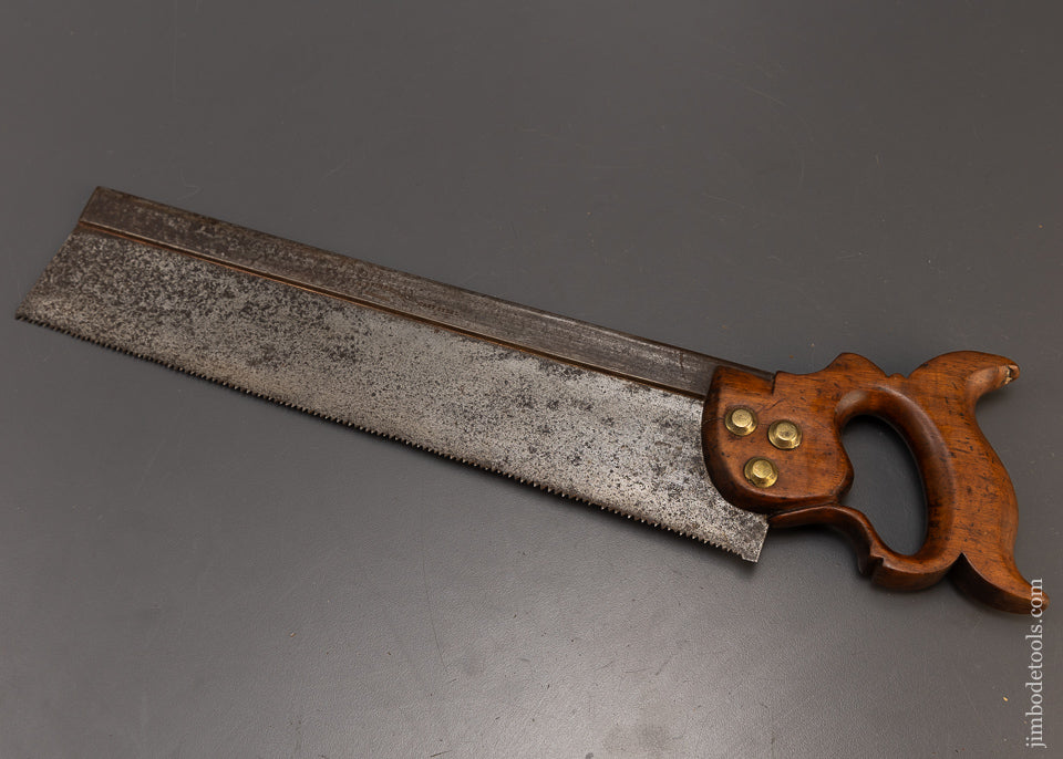 Rare & Fine J.H. BRINGHURST PHILADA Back Saw Ca. 1842-65 - 109264