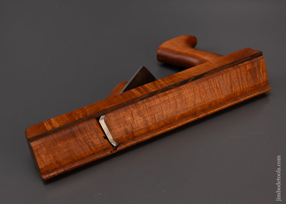 Mint Unused LEON ROBBINS Left-Handed Tiger Maple Panel Raiser Plane - 109266