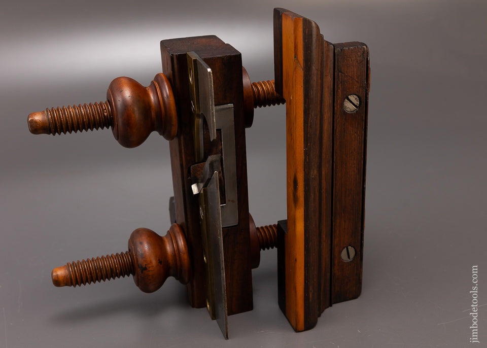 Solid Rosewood Screw Arm Plow Plane by GREENFIELD TOOL CO. Fine - 109292