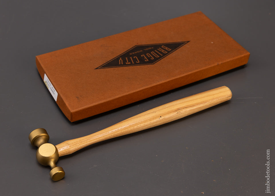 BRIDGE CITY TOOL WORKS JH-1S Brass Hammer Mint in Box - 109309