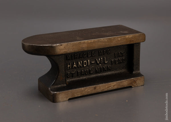 Patented 4 Pound 9 Ounce Anvil MIRACLE MFG HANDI-VIL - 109328